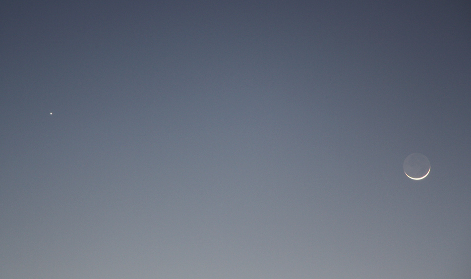 Měsíc s Jupiterem