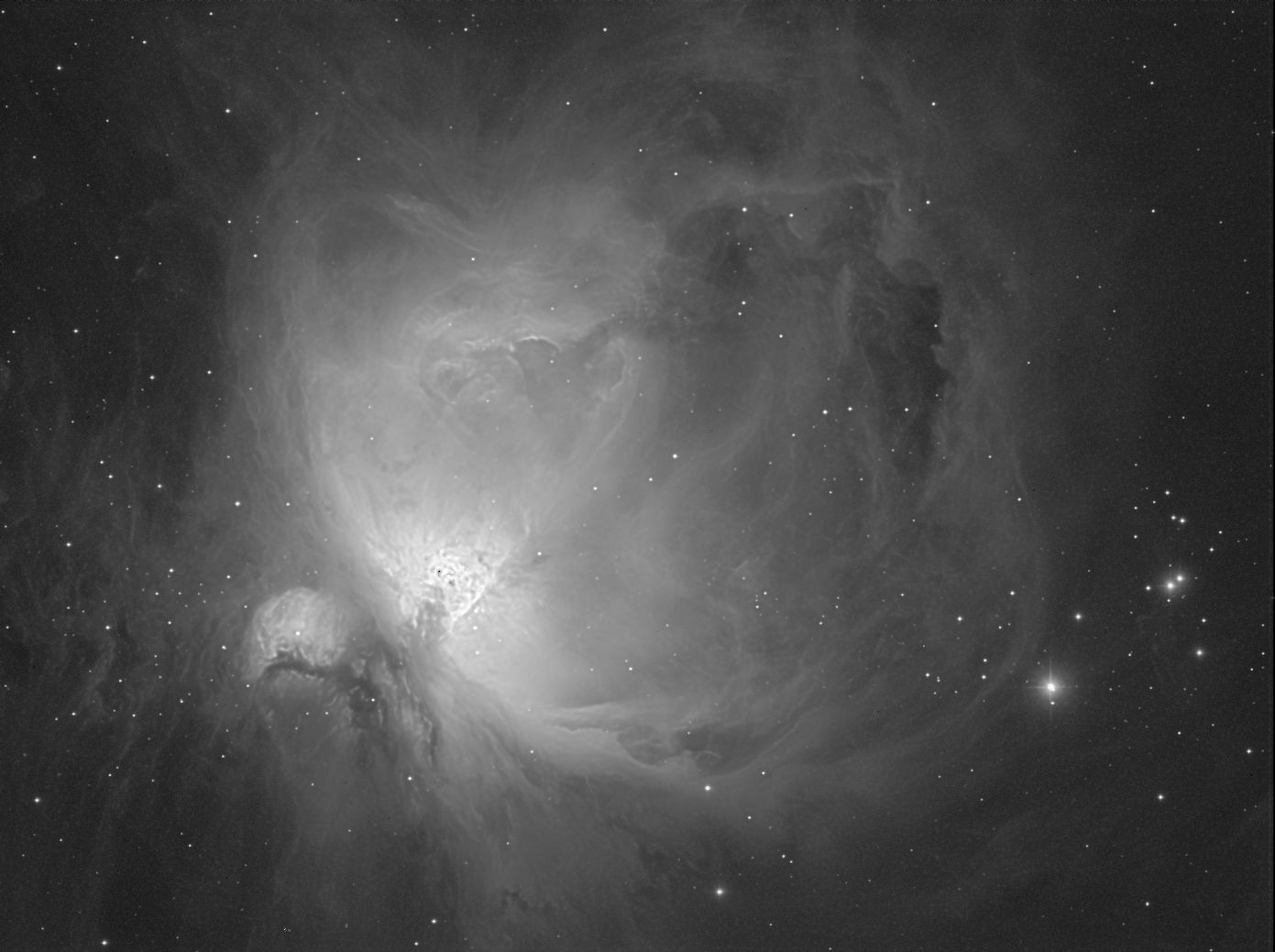 M42 - Orion nebula - Ha - HDR