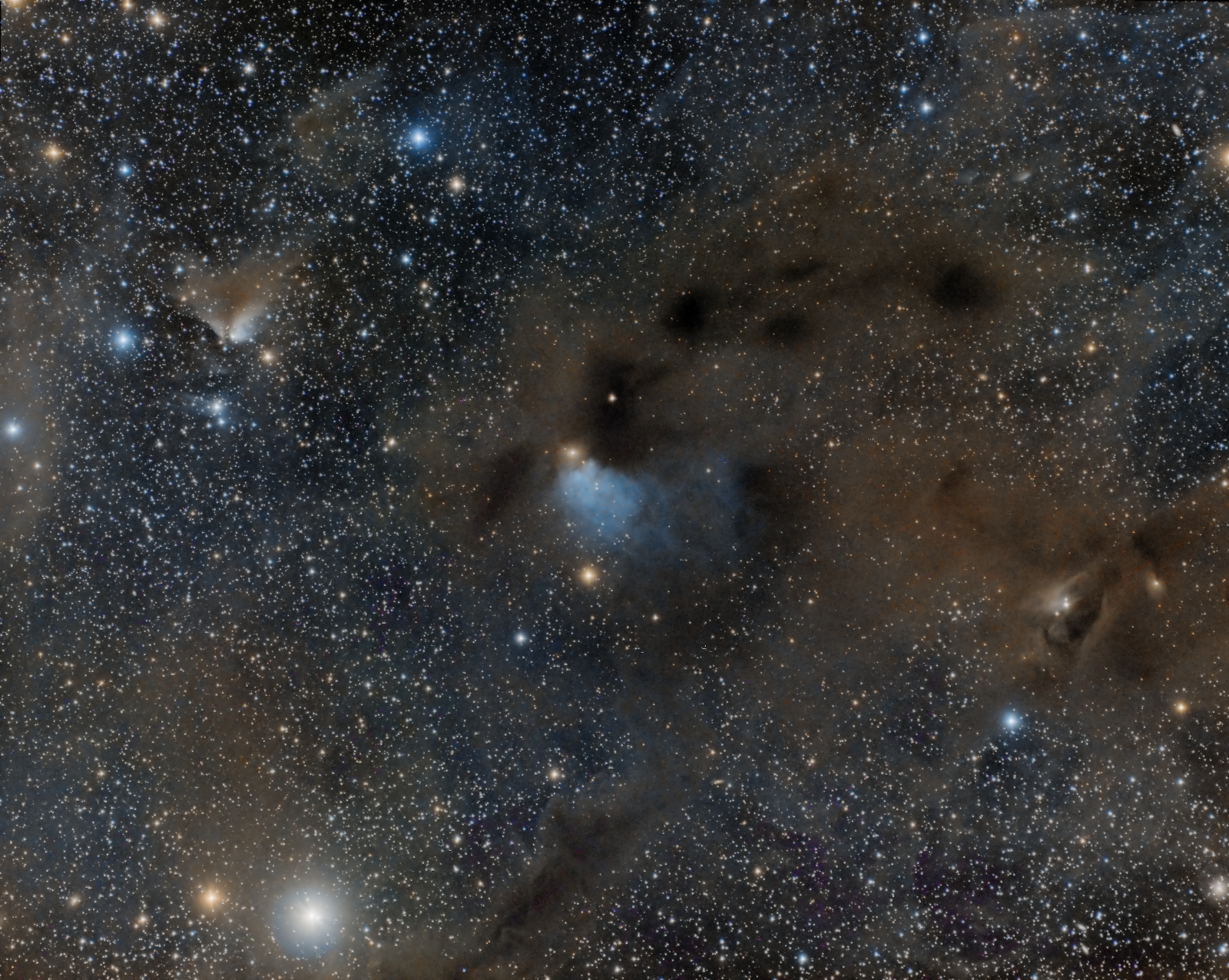 VdB27, CED30, B7, B10 in Taurus