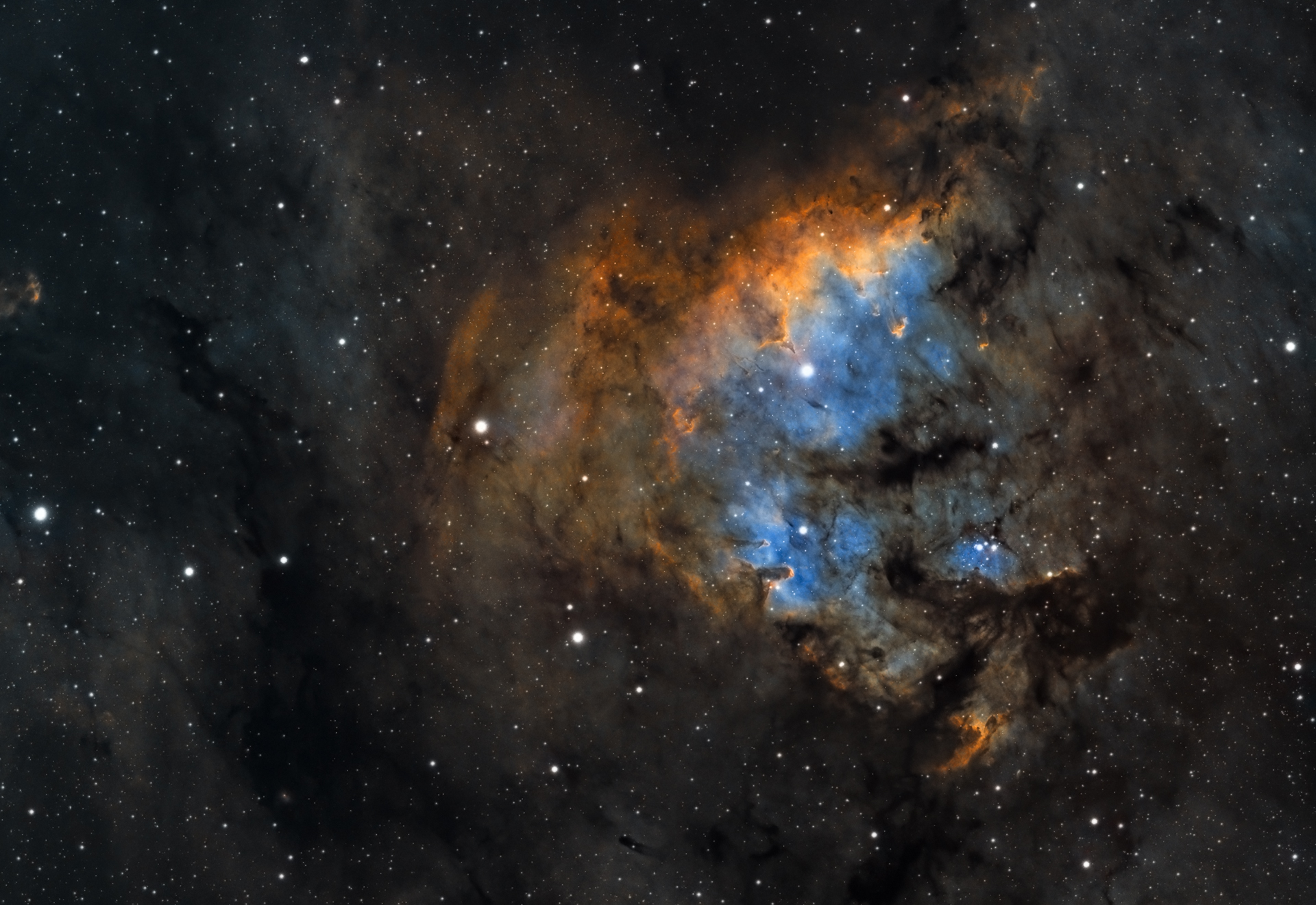 NGC7822 - SHO paleta