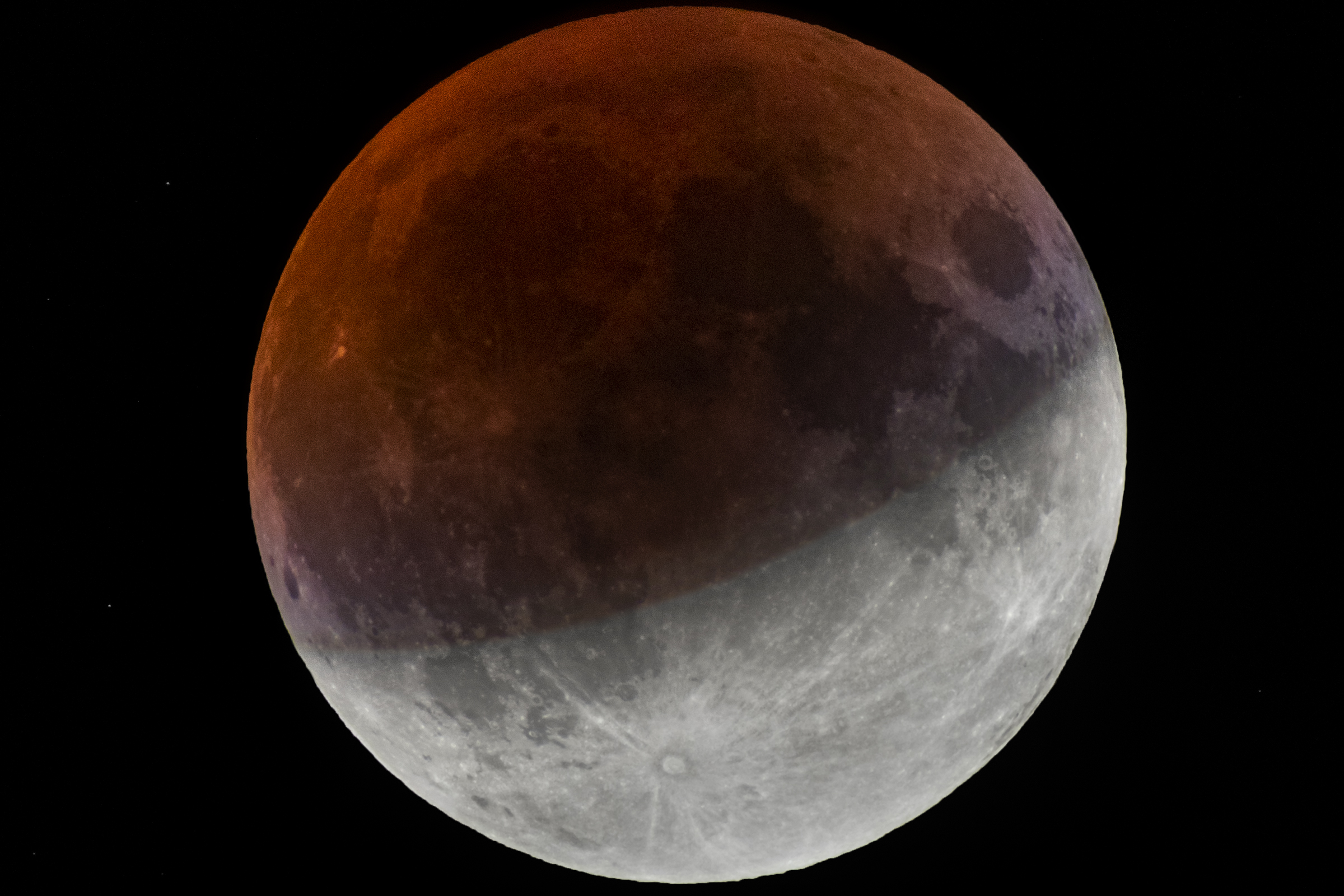 Měsíc - zatmění - 16.7.2019