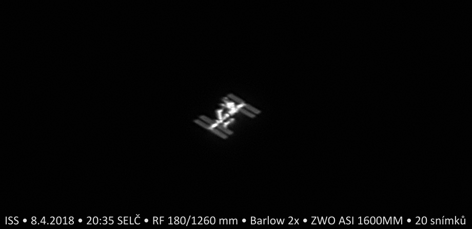 ISS 8. dubna 2018
