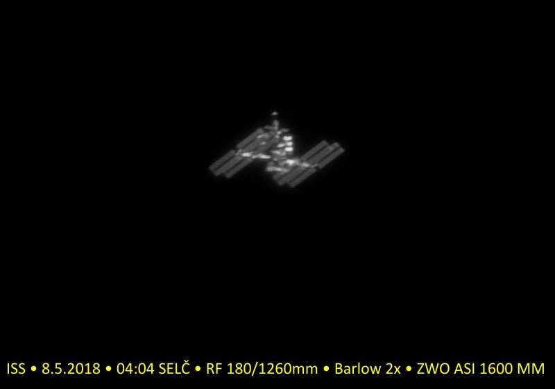 ISS 8. května 2018