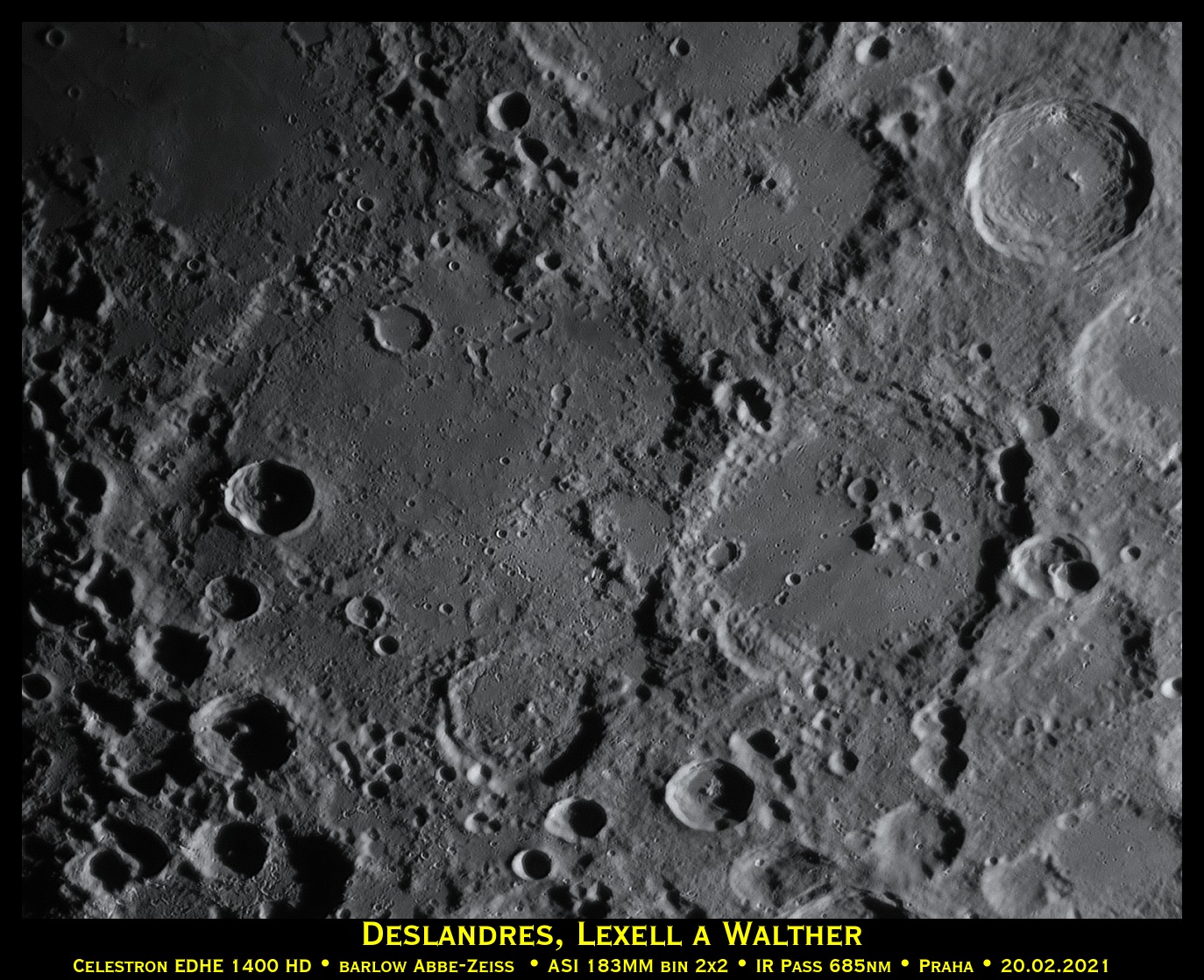 Deslandres, Lexell a Walther