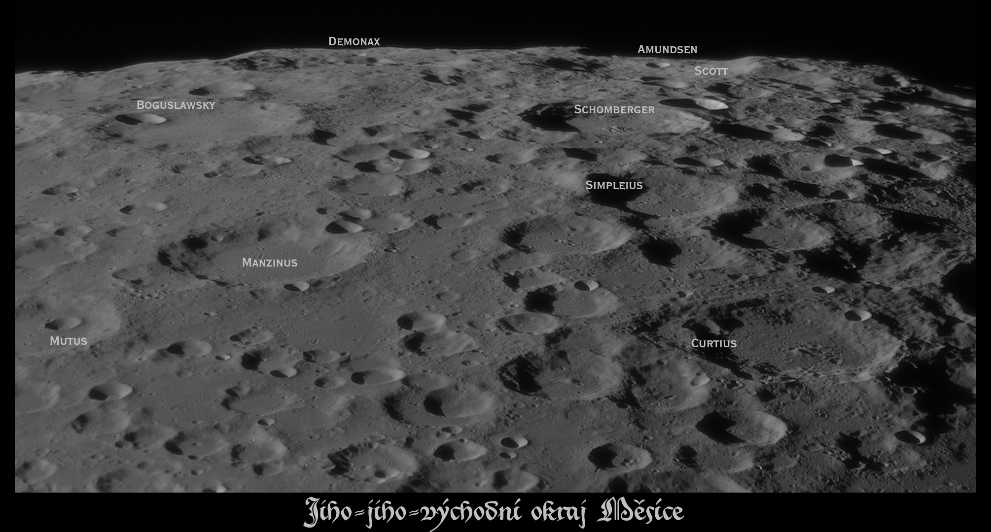 JJV Měsíce - Demonax, Simpleius, Manzinus, Curtius