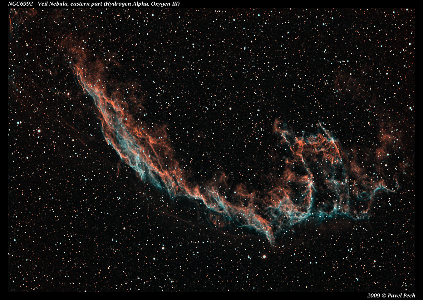 NGC6992 Veil Nebula - bicolor