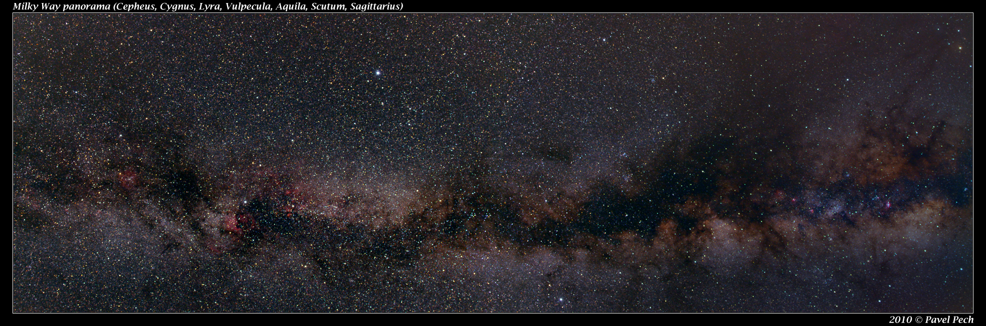 Mléčná dráha - panorama