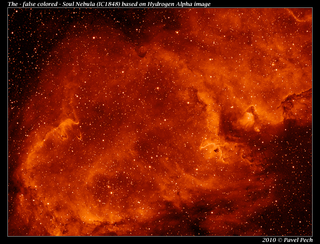 The - FALSE COLORed - Soul Nebula (IC1848)