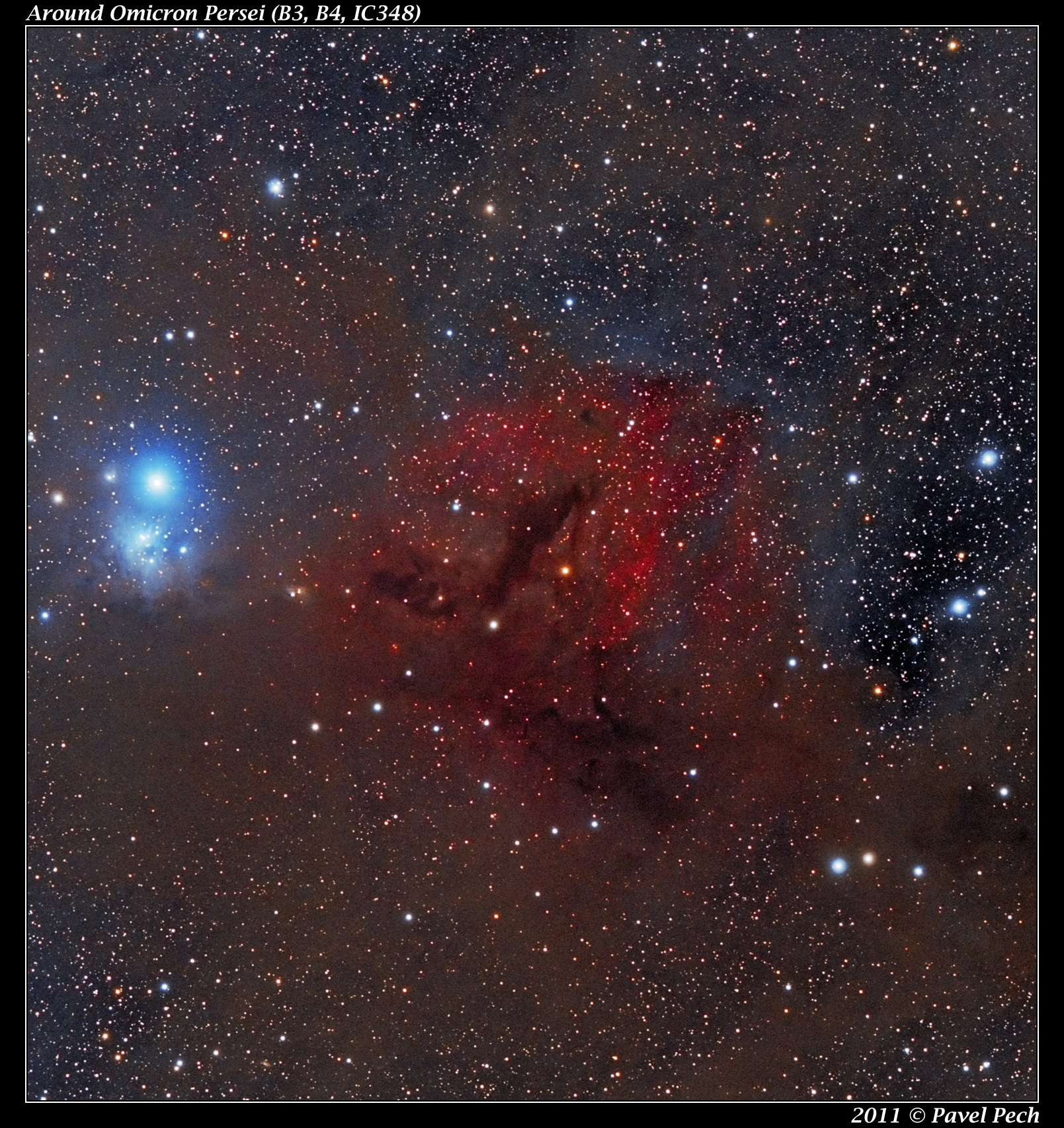 Omicron Persei, B3, B4, IC348