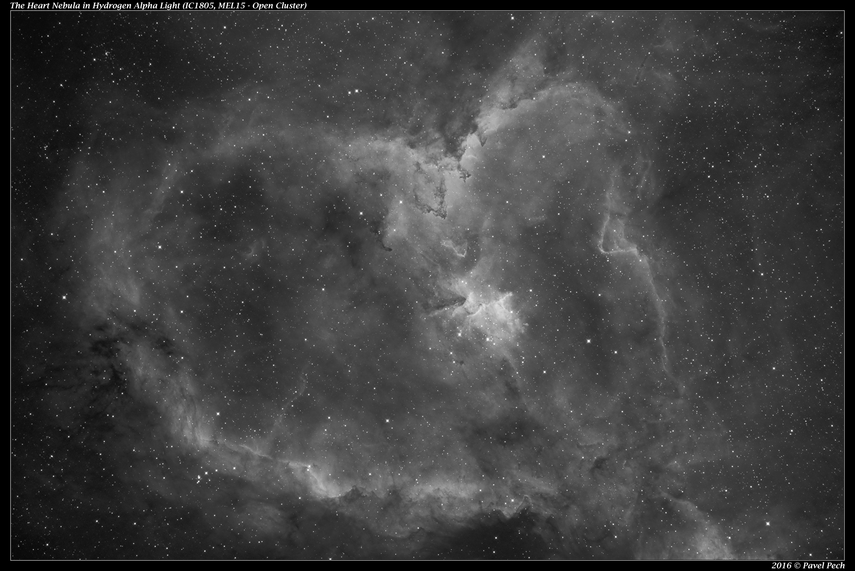 The Heart Nebula (IC1805, MEL15)