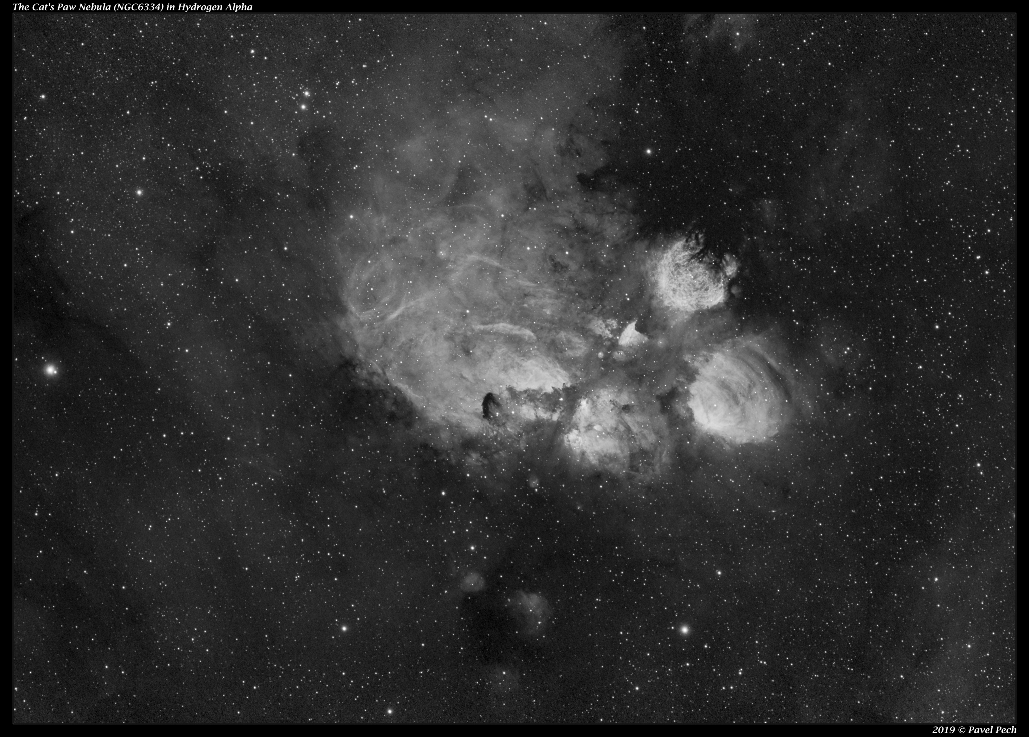 NGC6334 - Cat's Paw - Ha