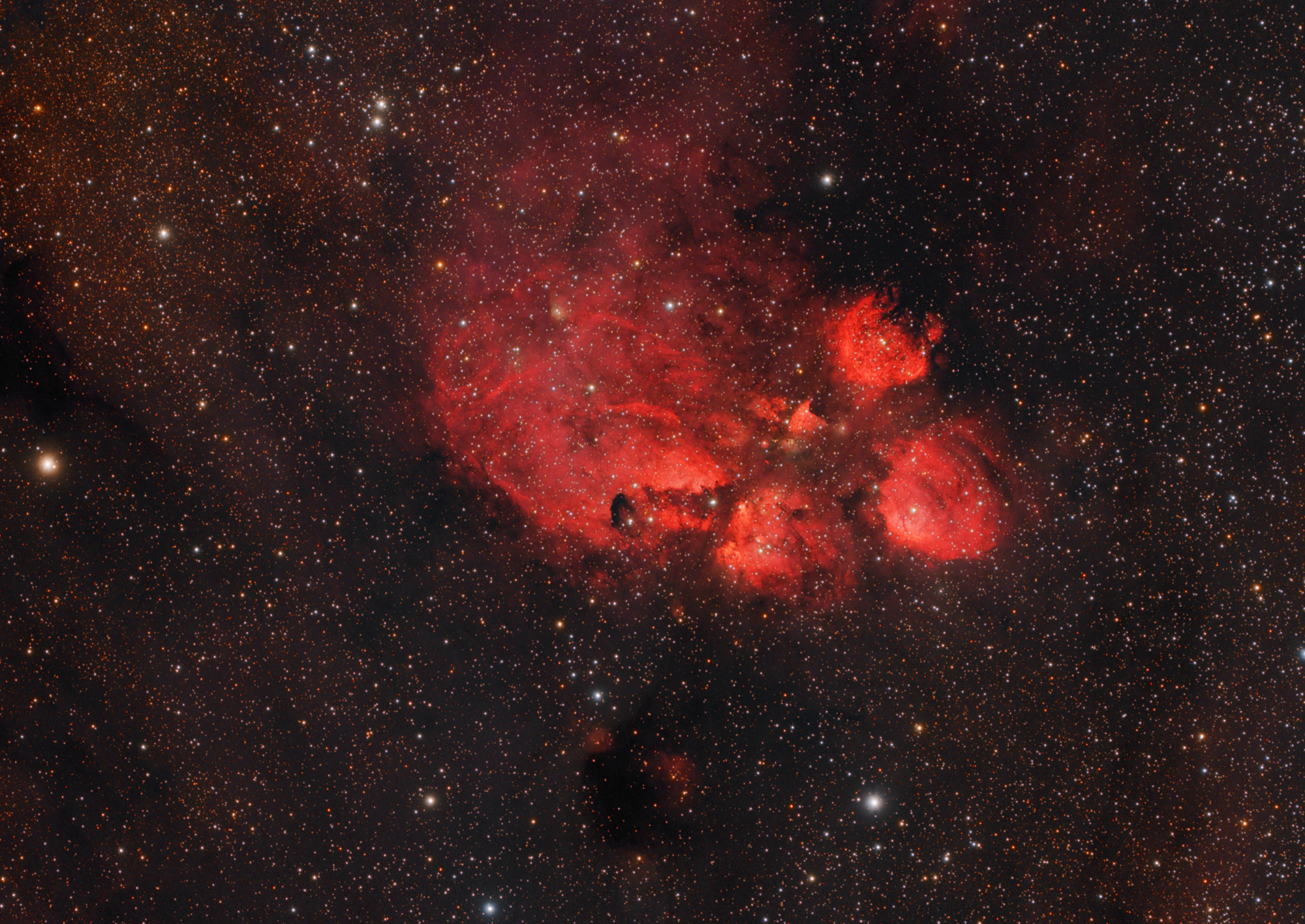 NGC6334 - Cat's Paw - HaRGB