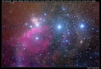 Orion, NGC2024, B33, IC434, LBN950, LBN958