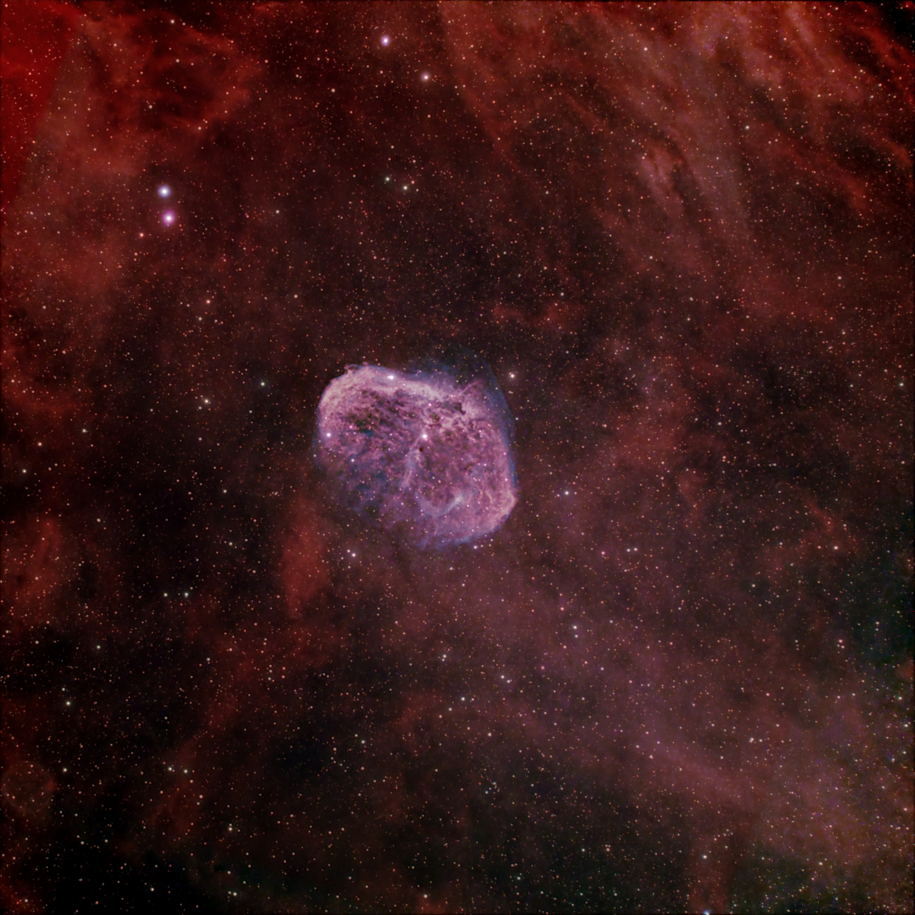 NGC 6888 mlhovina Srpek