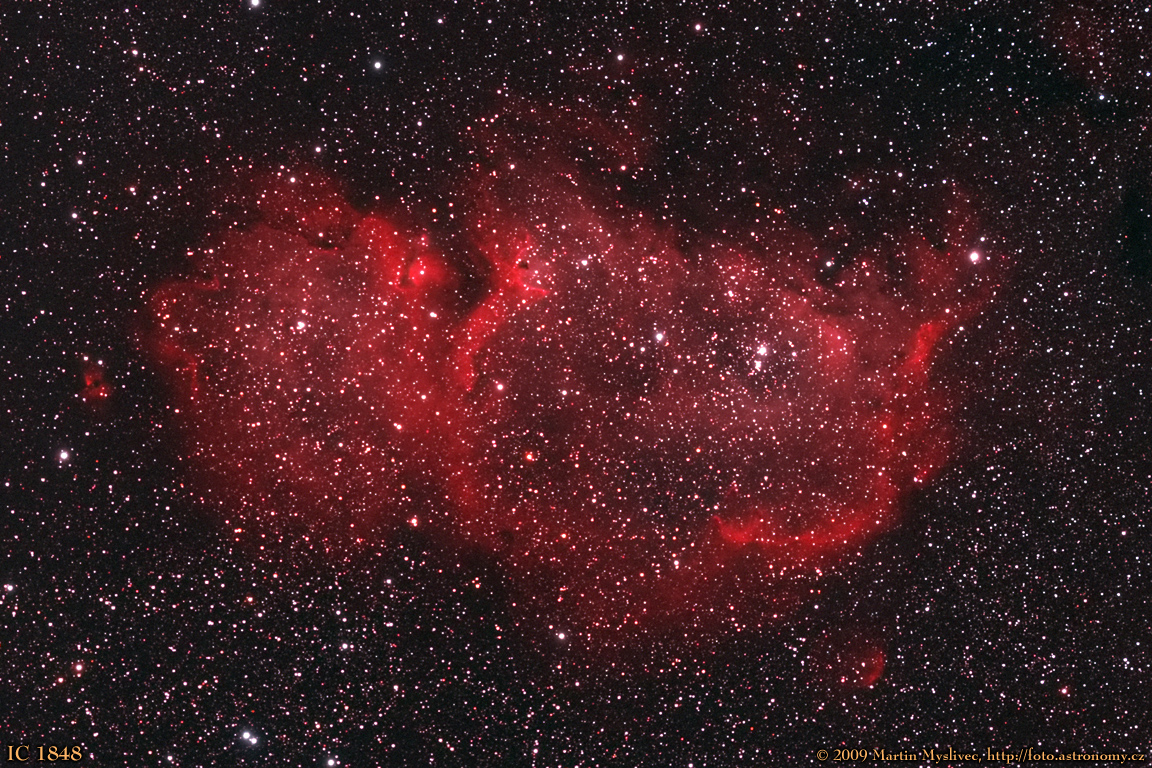 IC1848, soul nebula, duše