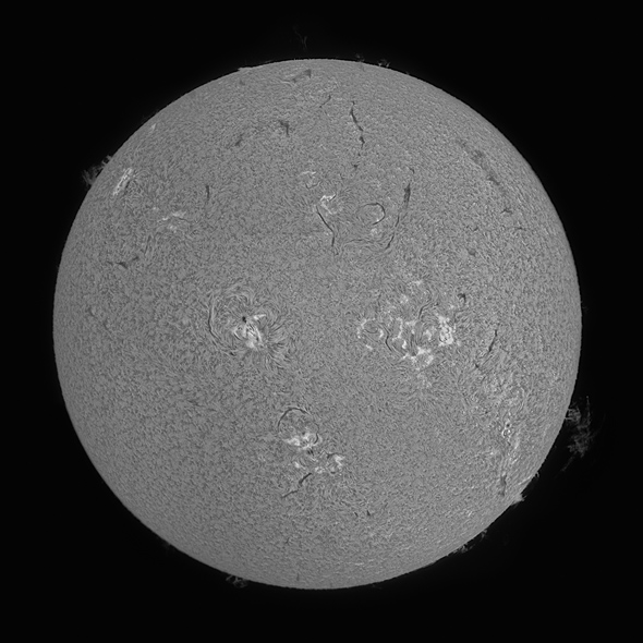 Slunce v čáře H-alfa