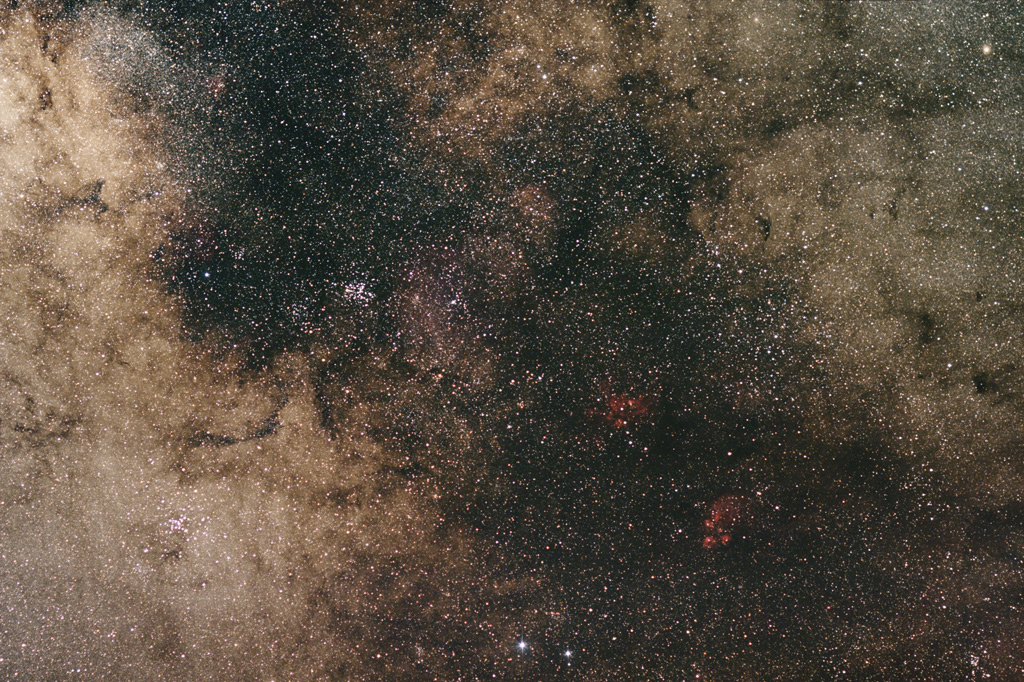Jižní Štír (M6-M7, NGC6334, NGC6357)