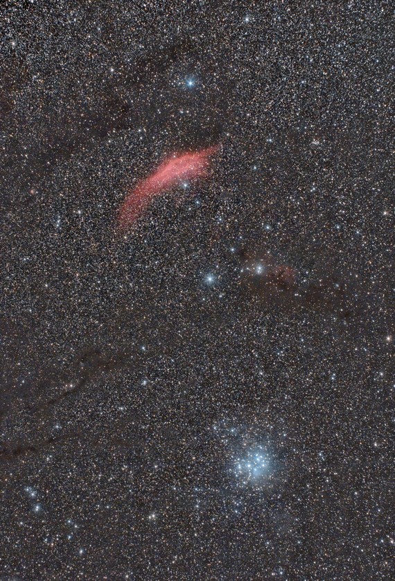 Plejády a California 2009-2010