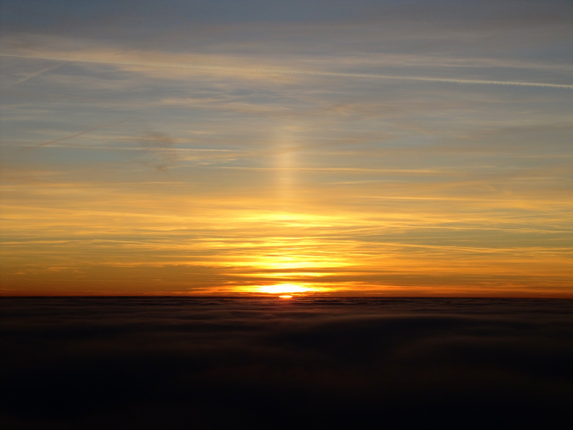 sluneční halový sloup 17.11.2011