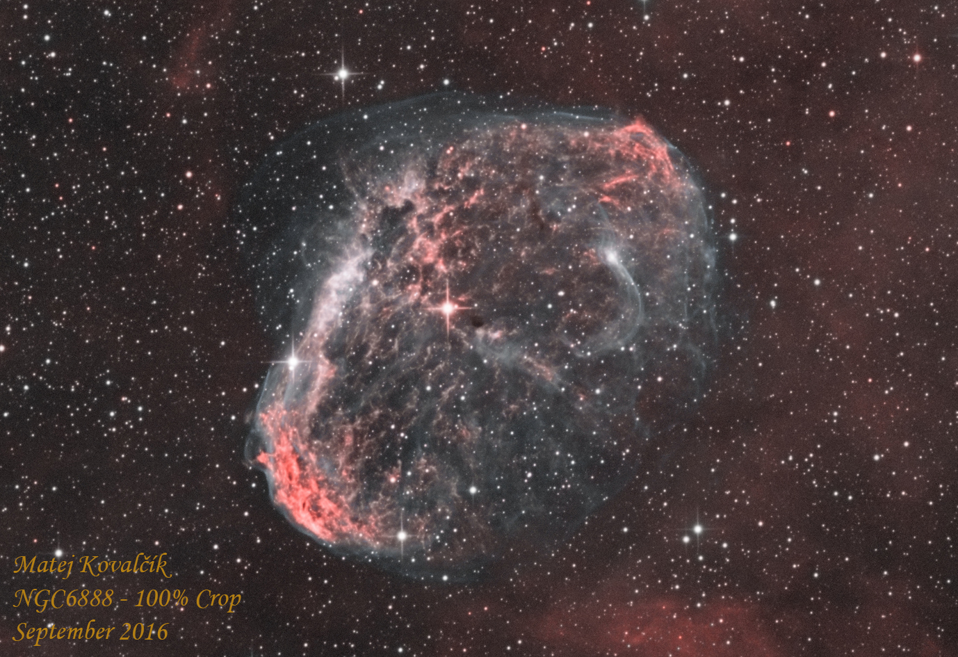 NGC6888 Bicolor - Detail