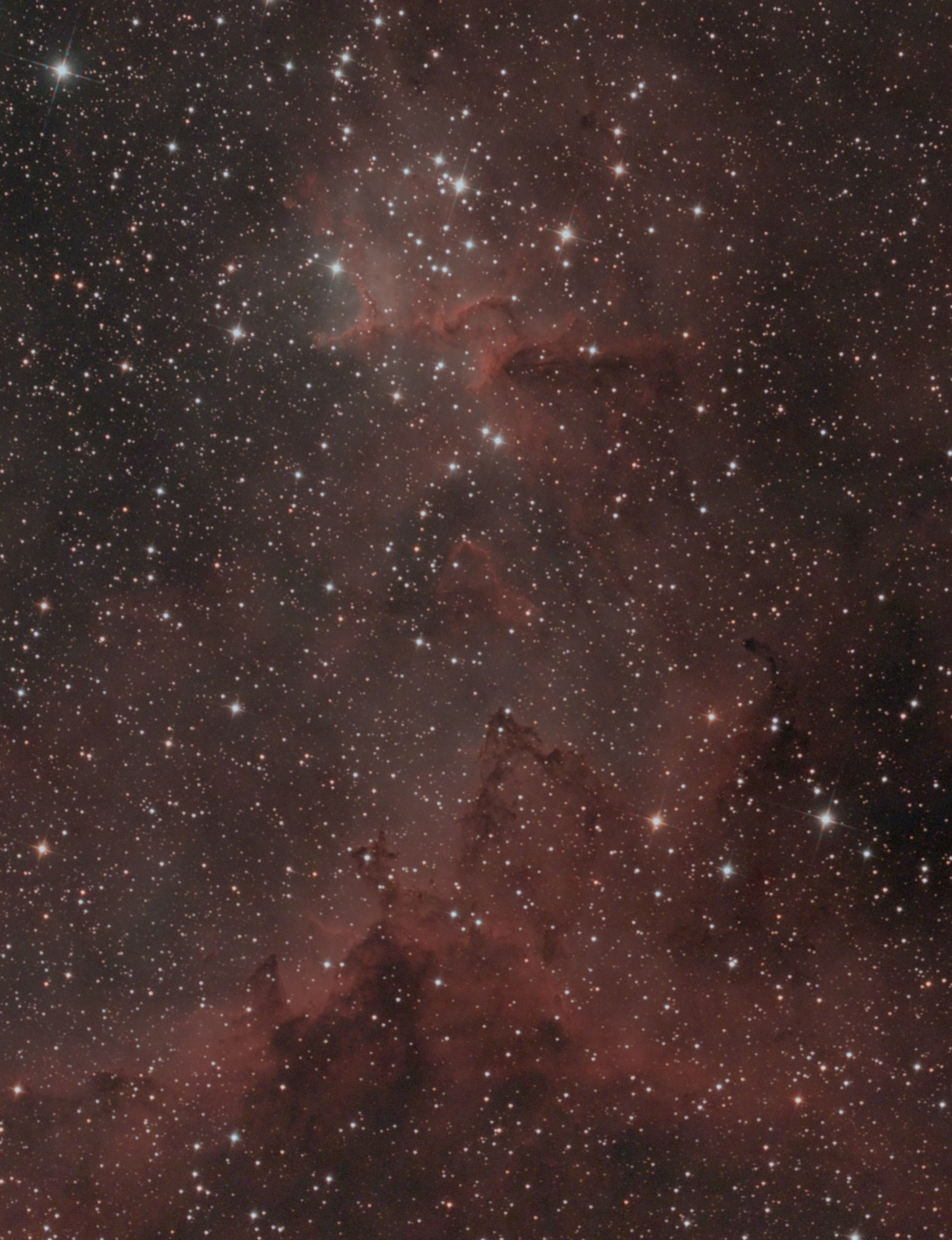 IC1805 Melotte15 UHC test 430min