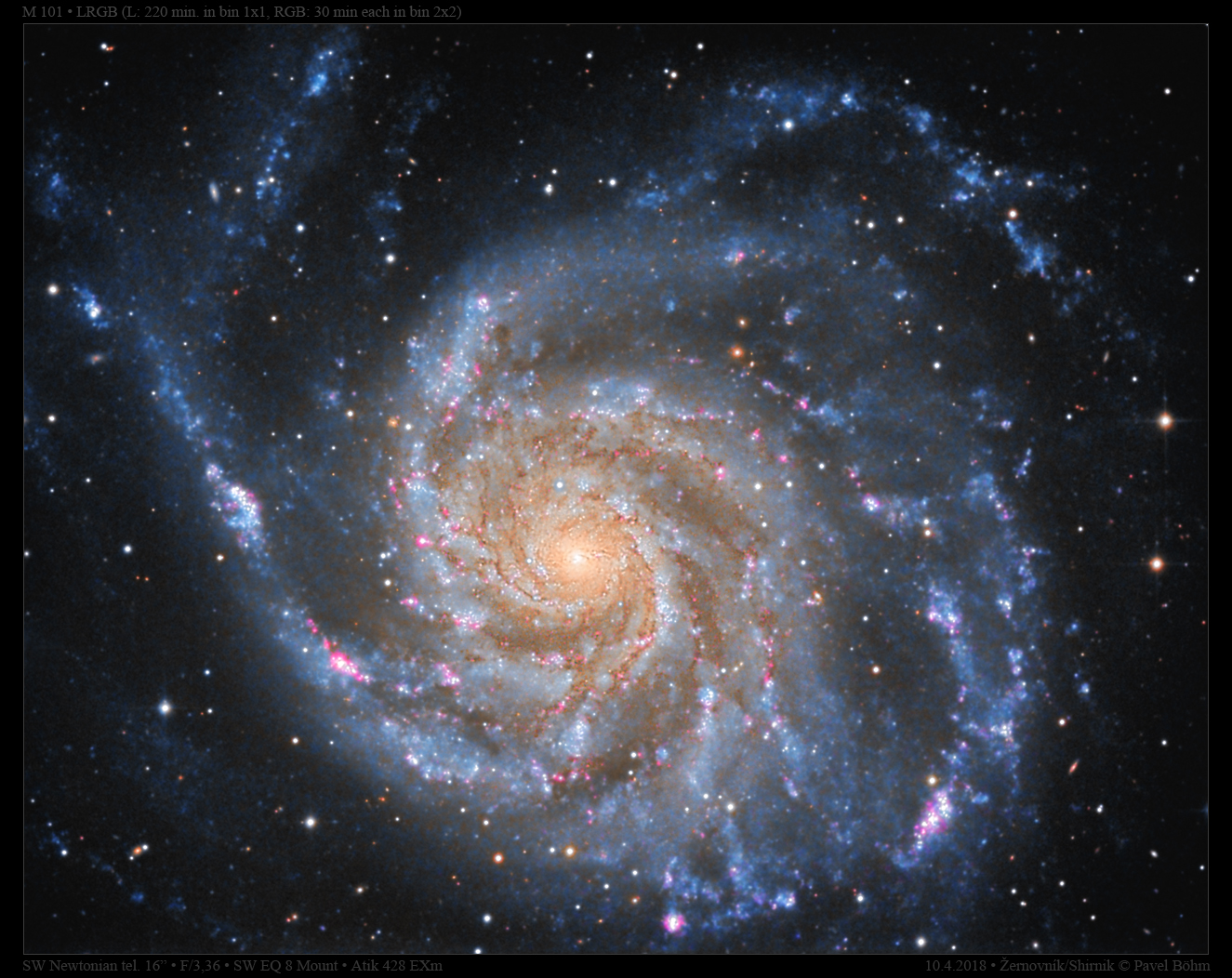 M101 v LRGB