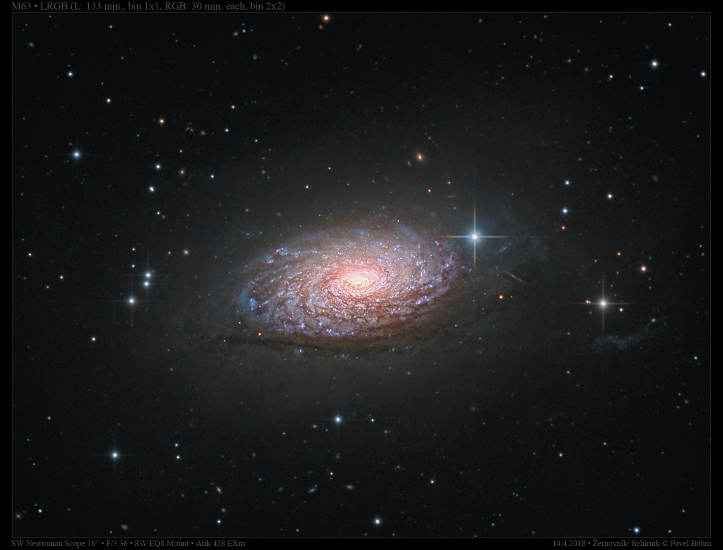 M63 LRGB