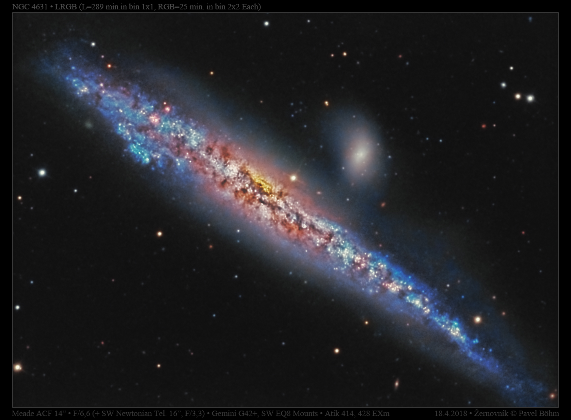 NGC4631 LRGB