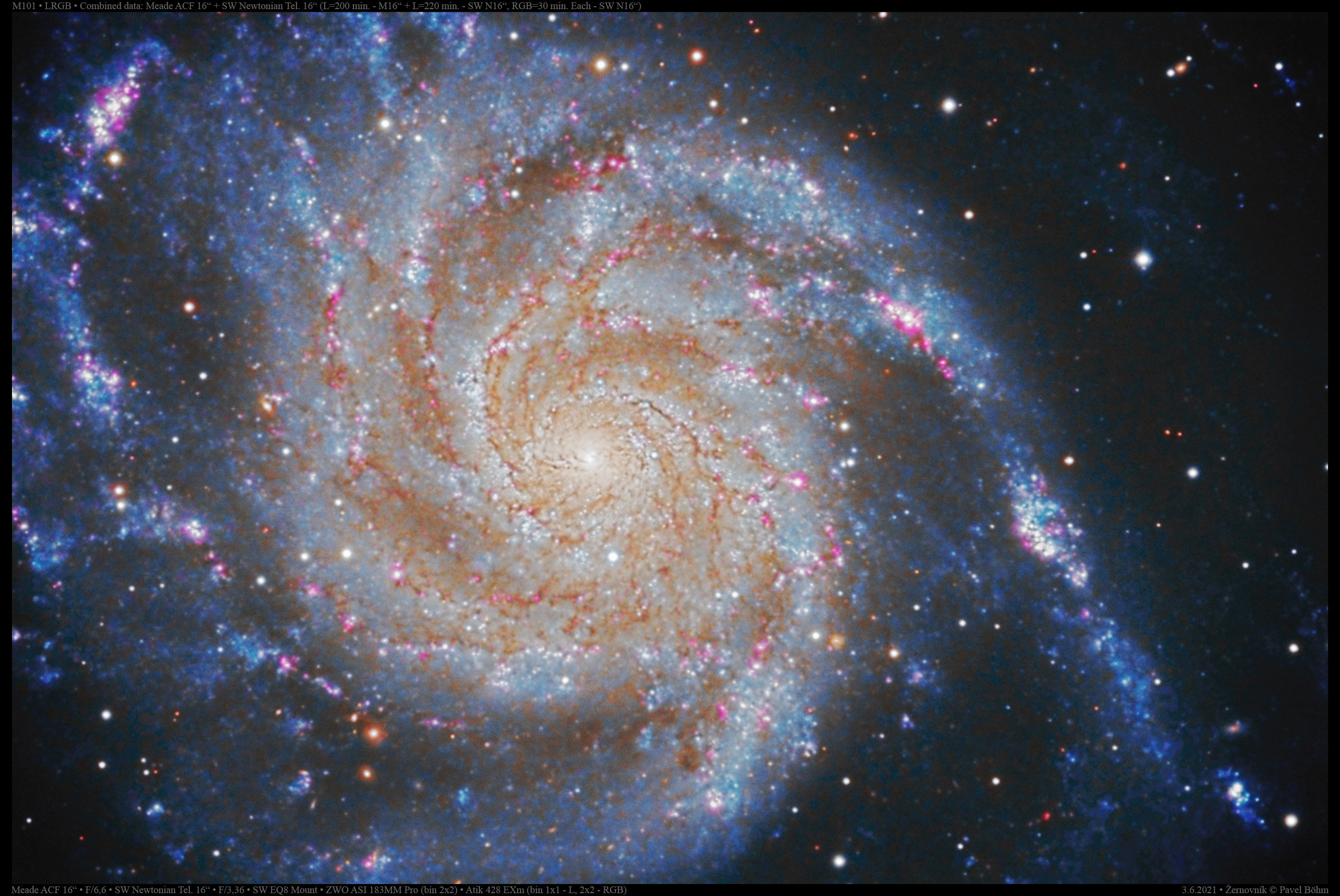 M101 • LRGB