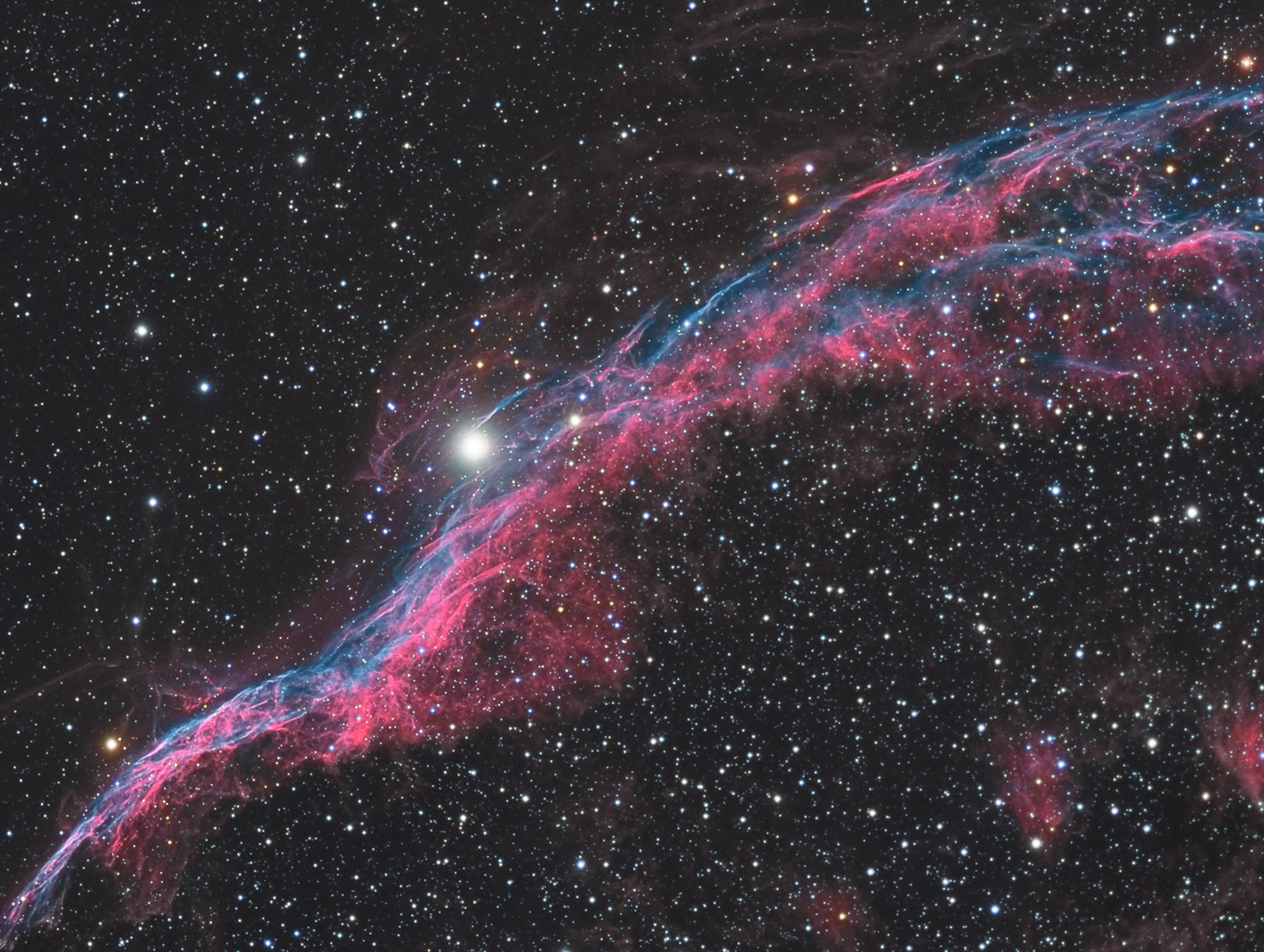 NGC6960 HaLRGB nové spracovanie