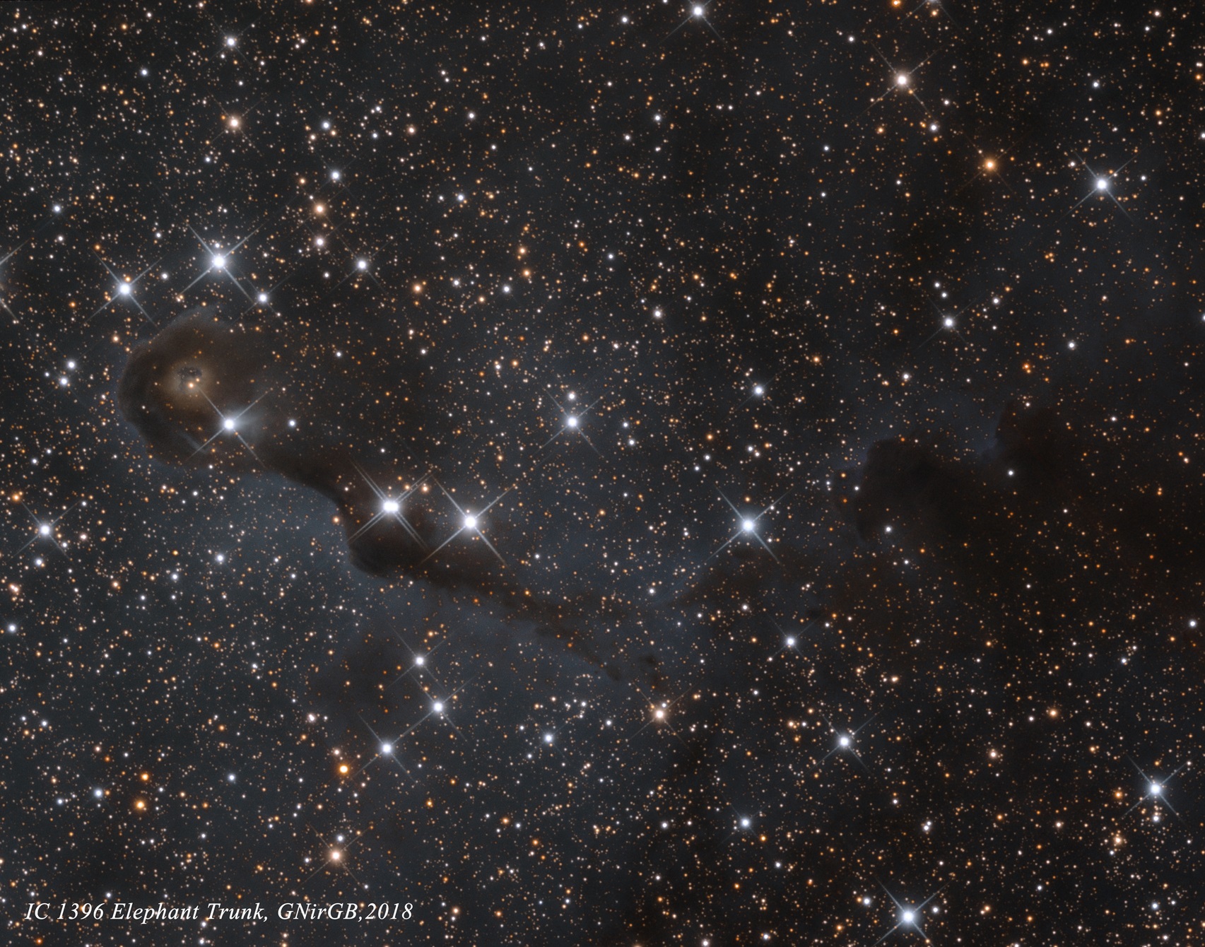 IC 1396, Near infrared