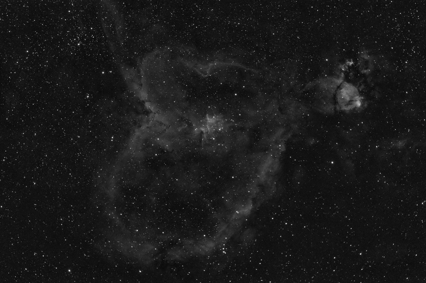 IC1805 - mlhovina Srdce v Ha