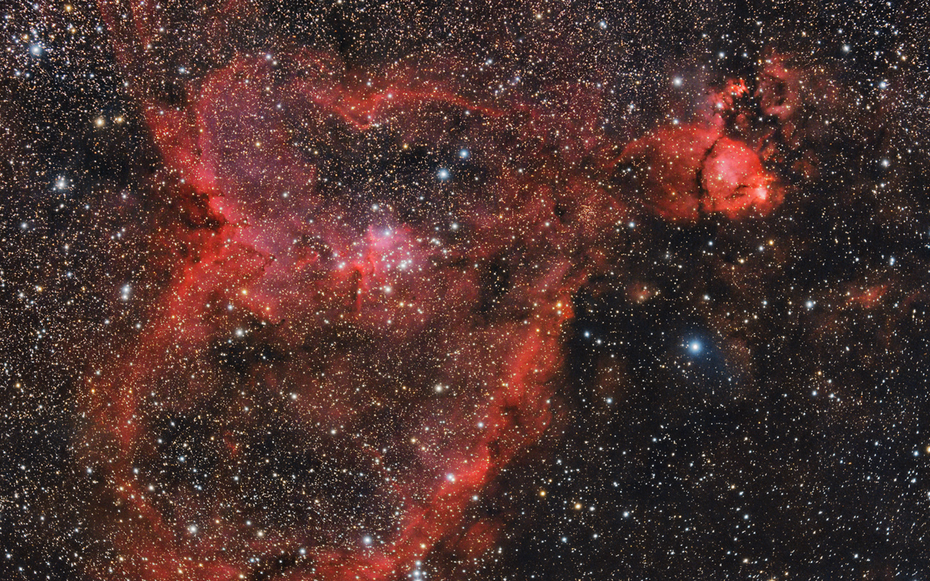 IC1805 - mlhovina Srdce - LRGB