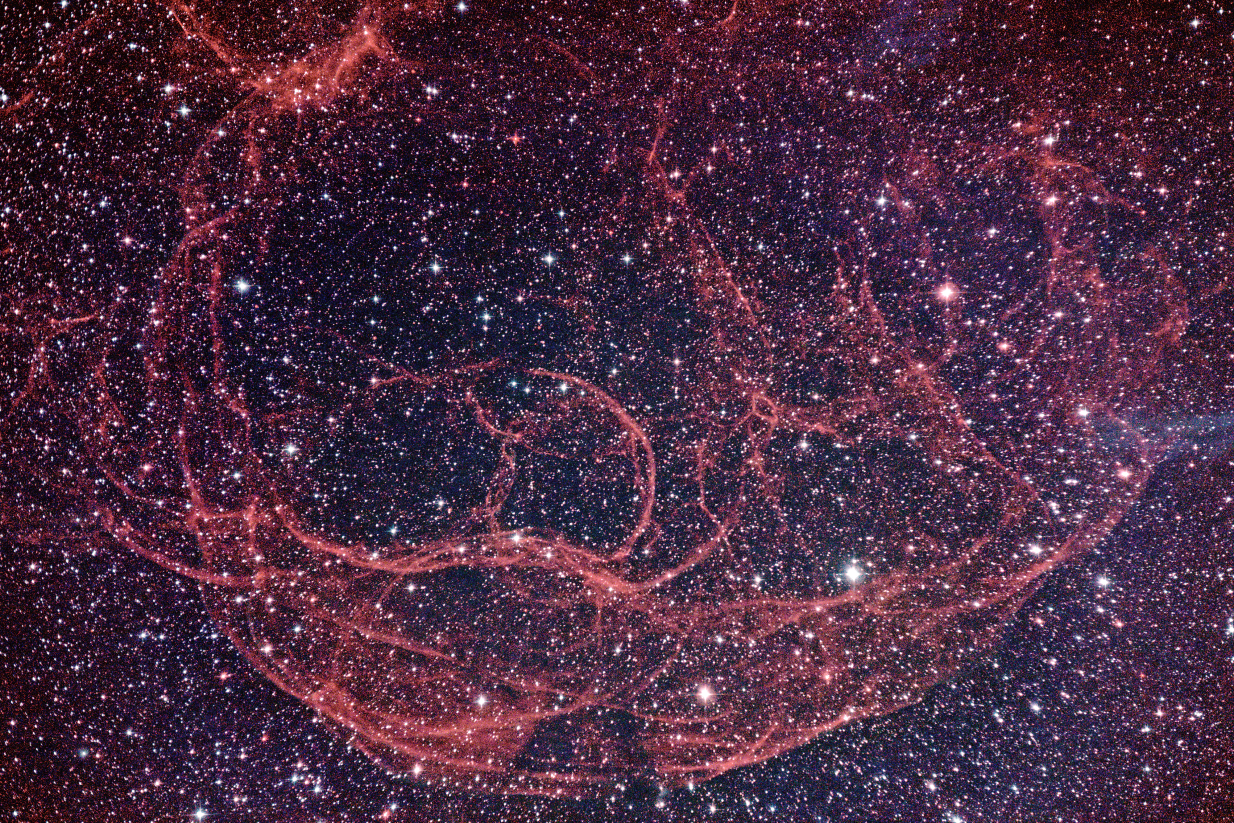 Sh2-240 Spaghetti nebula