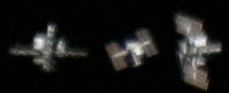 ISS + raketoplán Discovery