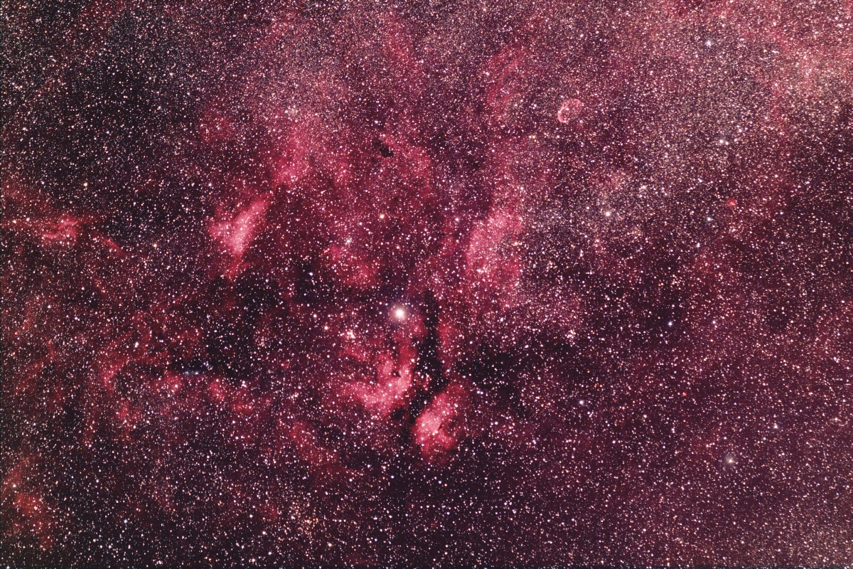 Sadr (Gamma Cygni), NGC6888, NGC6910, NGC6913, IC1311