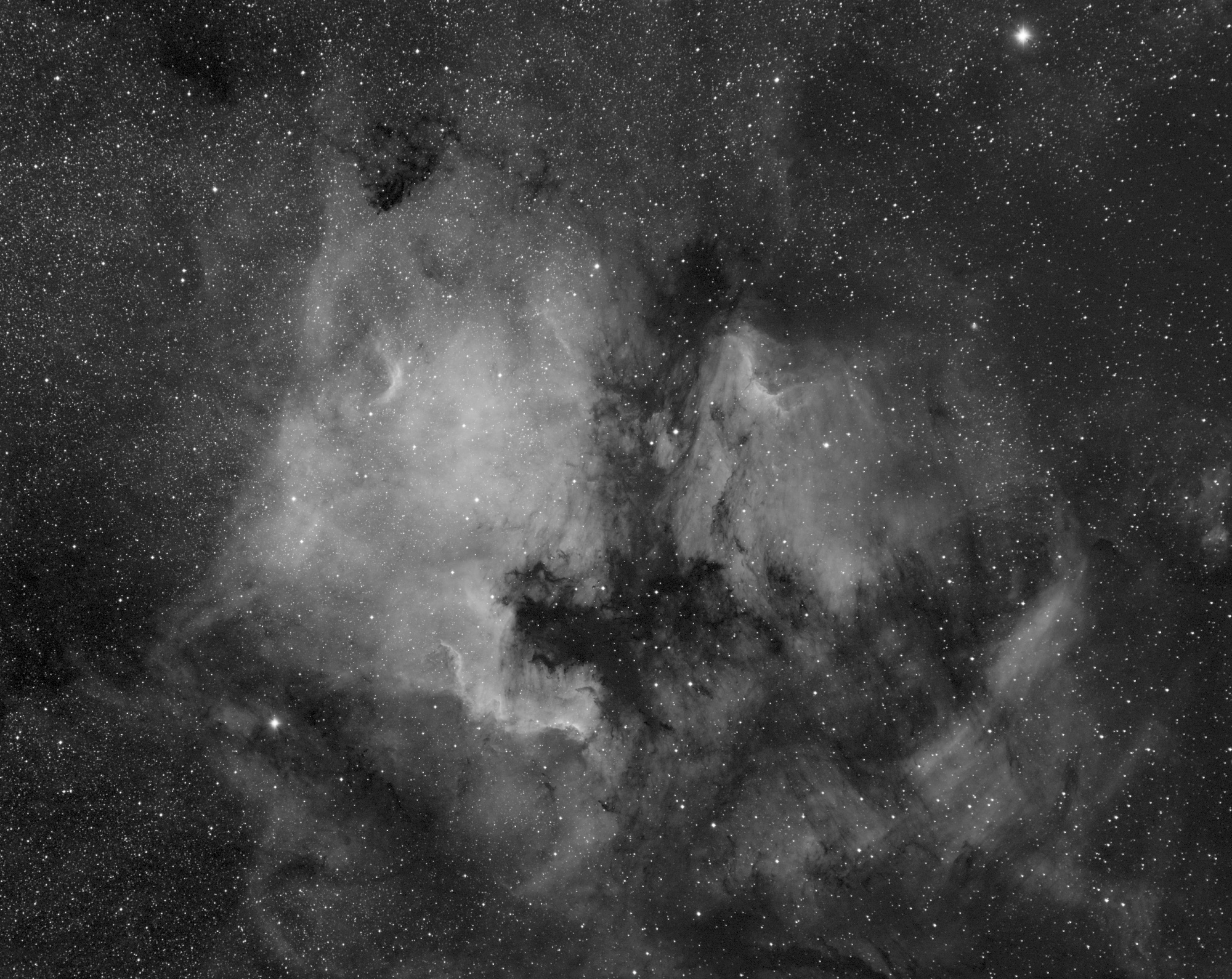 Amerika a Pelikan Ha, NGC7000, IC5070