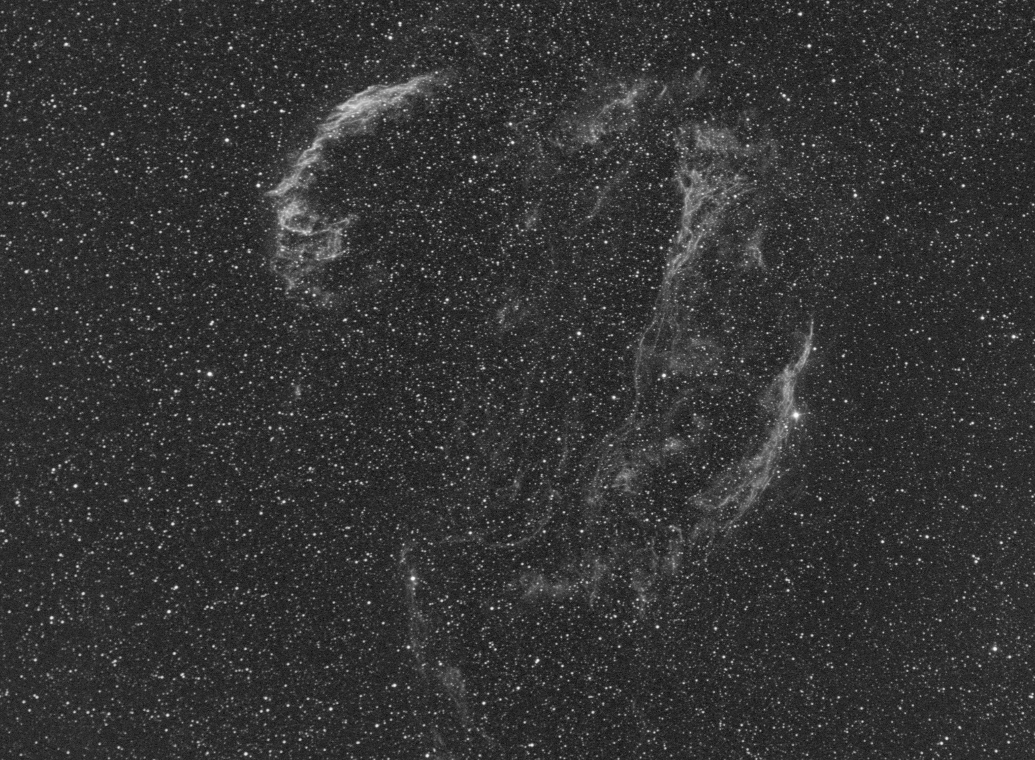 Řasy NGC6992 and spol test montáže