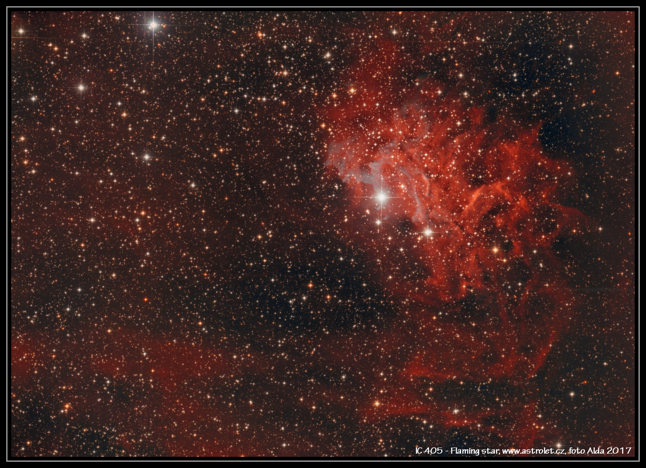 IC 405 Flaming star