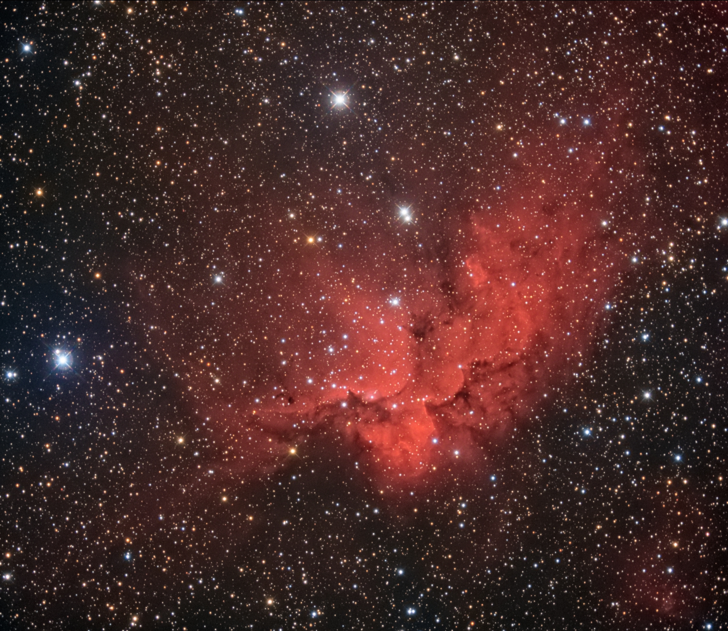 NGC7380 Wizard nebula HaRGB