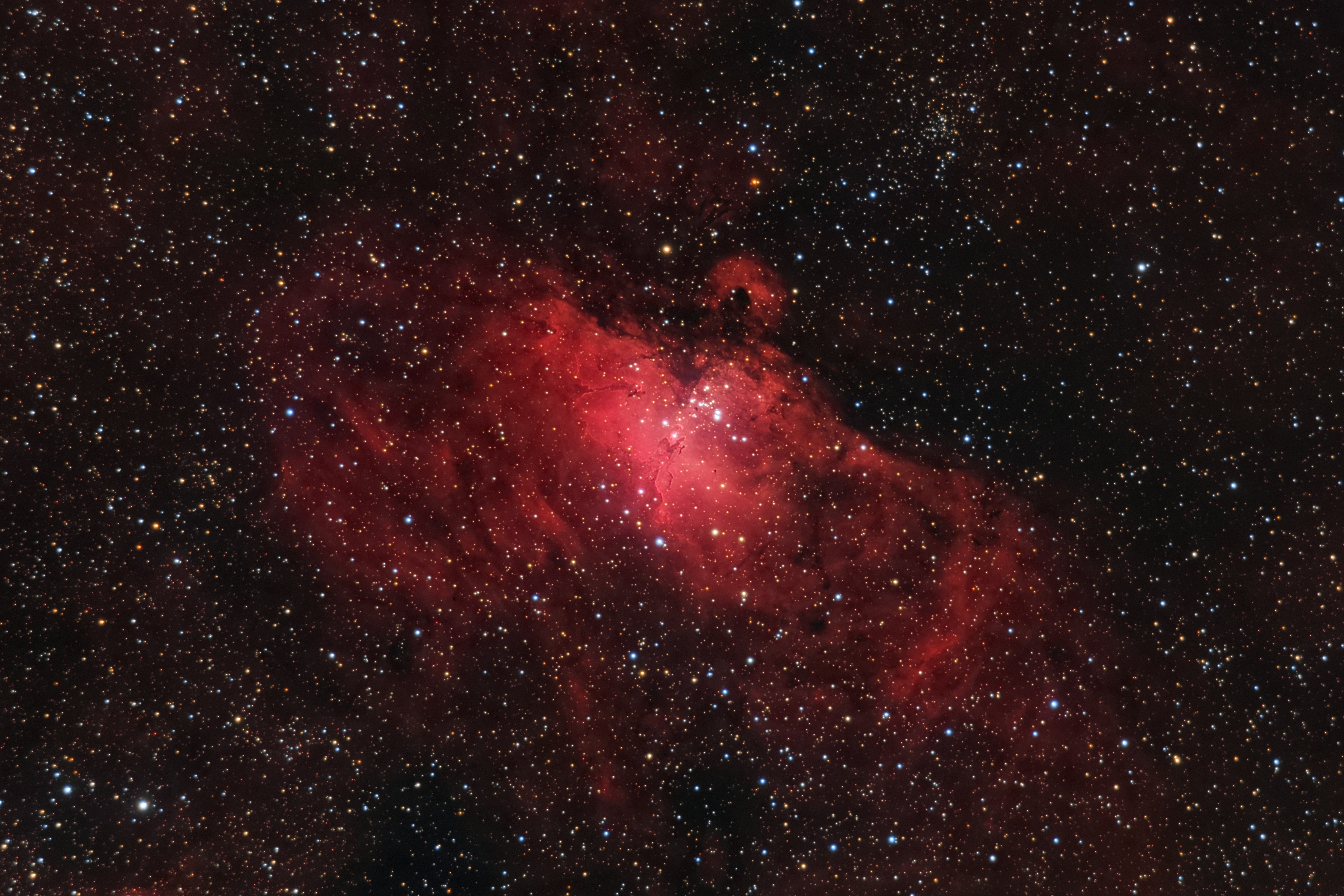 M16 Orlí mlhovina v HaRGB