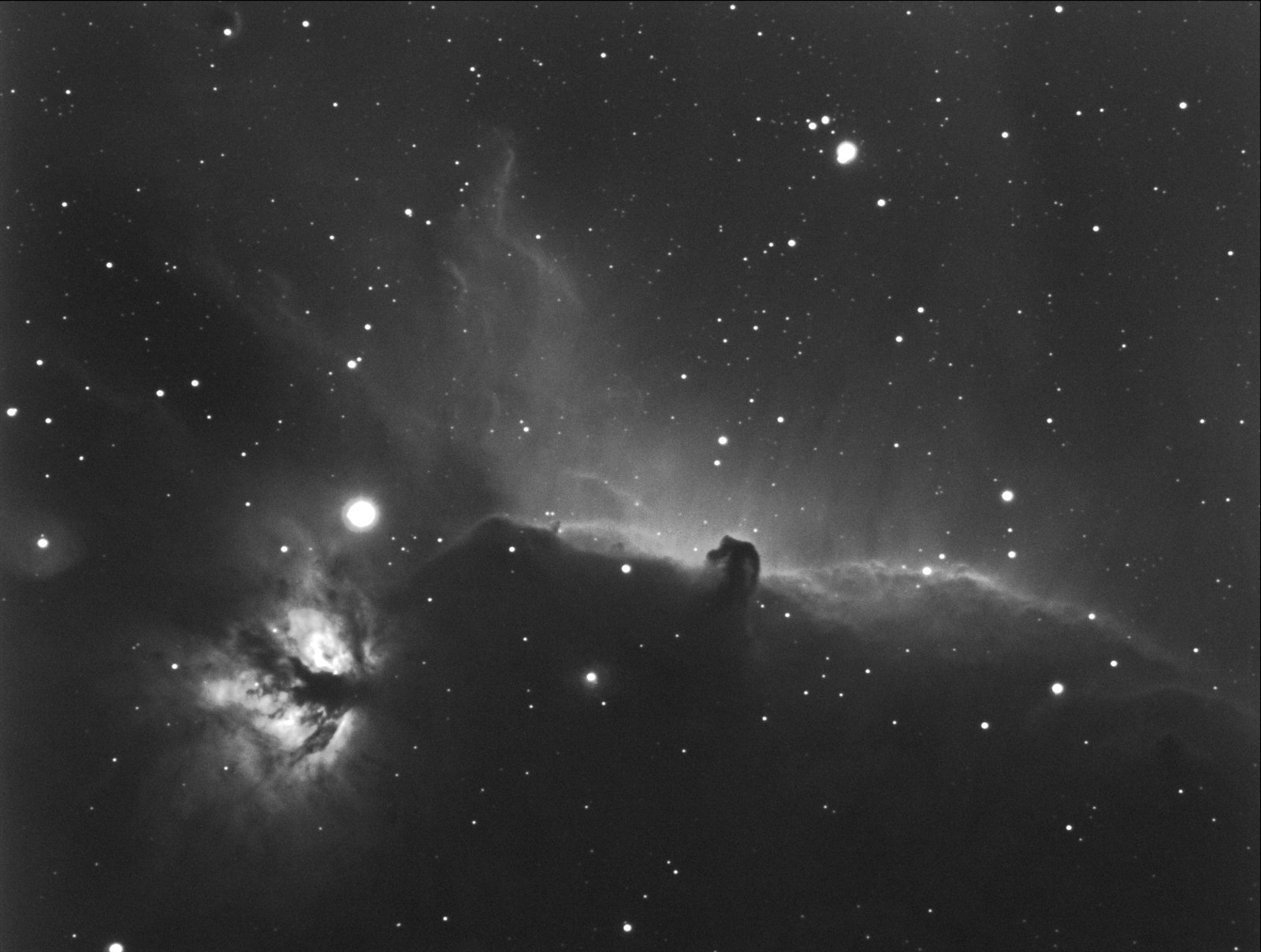 B33, IC434, NGC2024, okoli hvezdy Alnitak