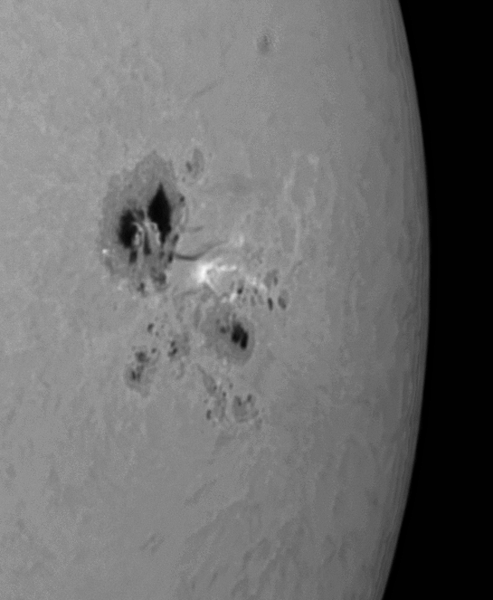 Slunce v H-alfa - skrvna