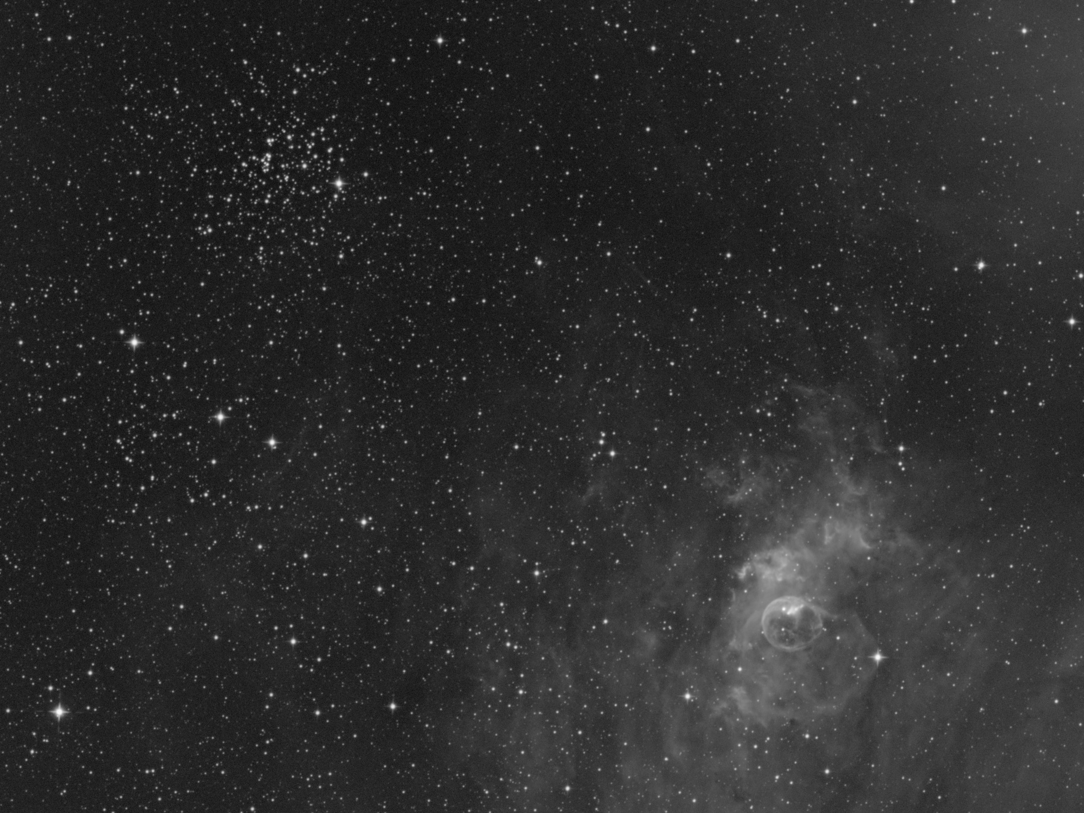 NGC7635 a M52