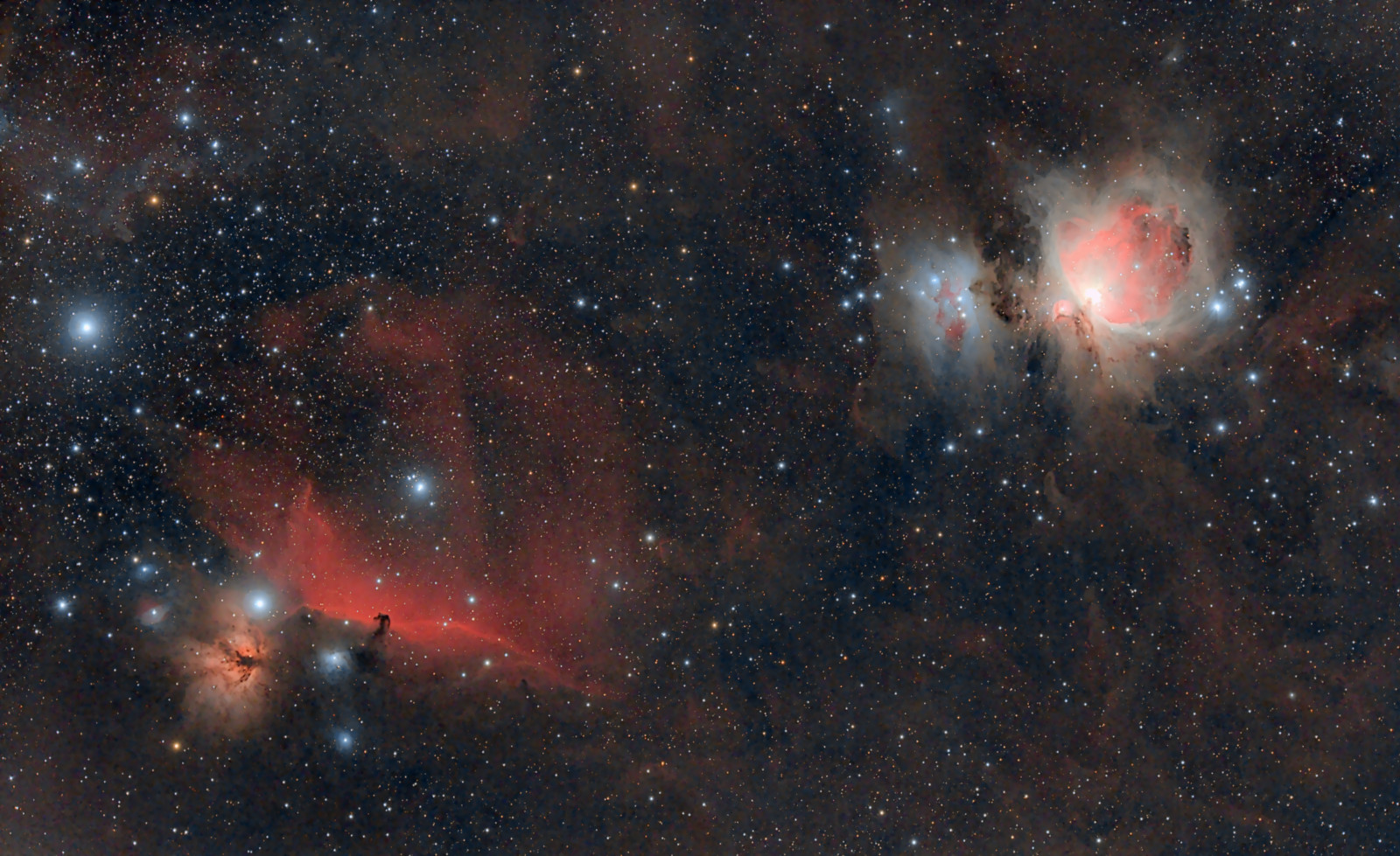 NGC2024 IC434 NGC1977 M43 M42