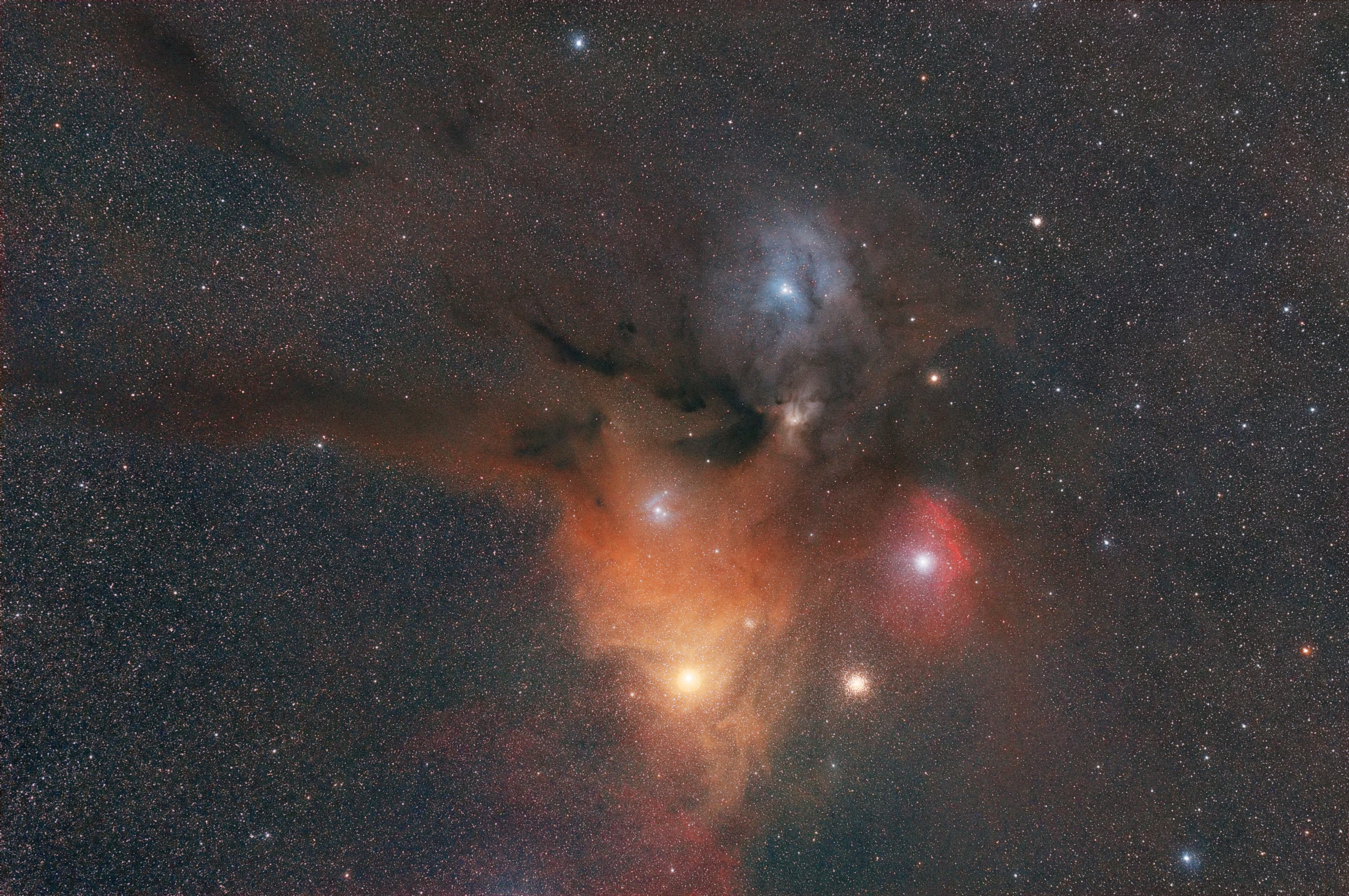 Rho Ophiuchi, Antares, M4 (nové zpracování)