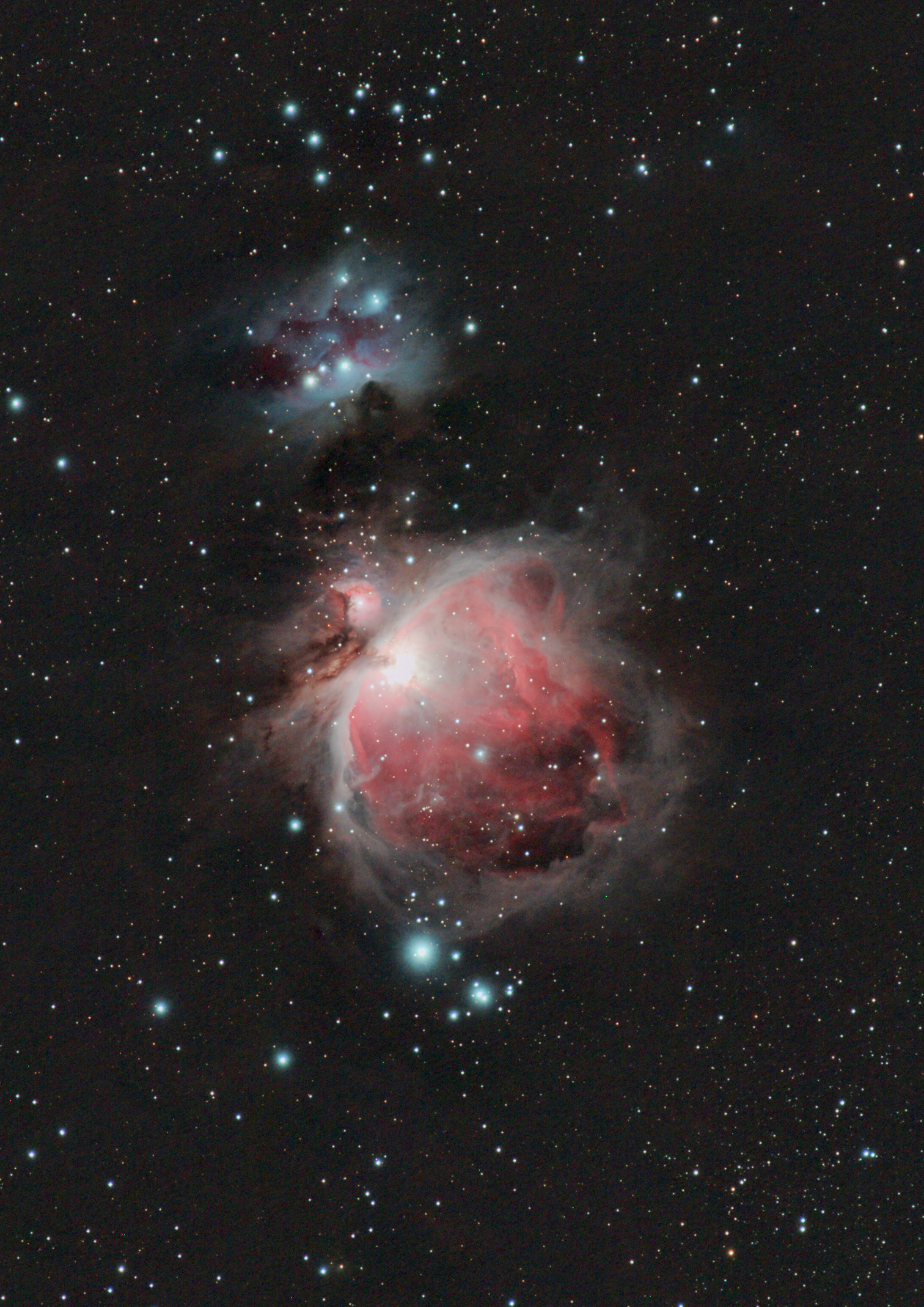 M42 mlhovina v Orionu