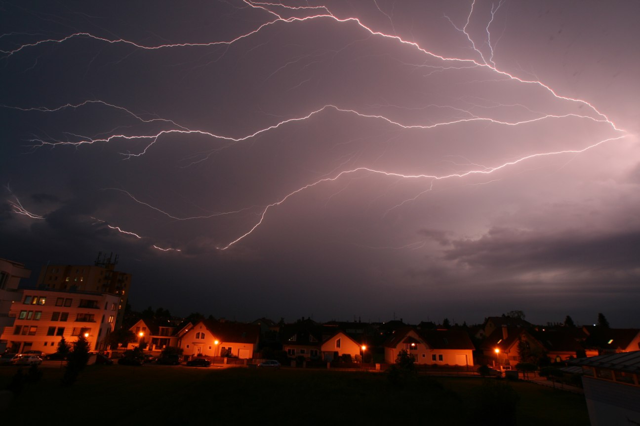 Třeboň - bouřka