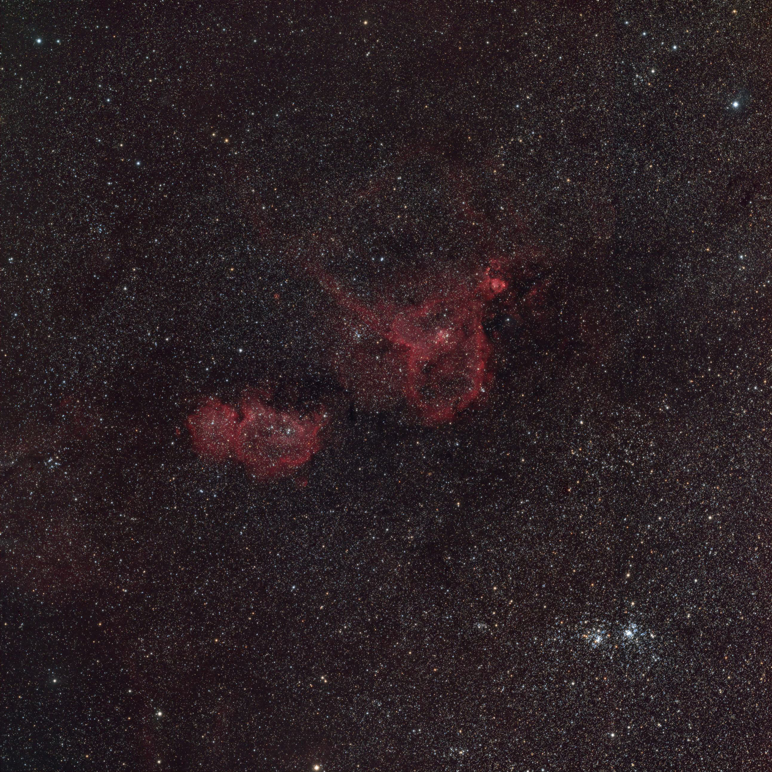 IC1848, IC1805 a široké okolí