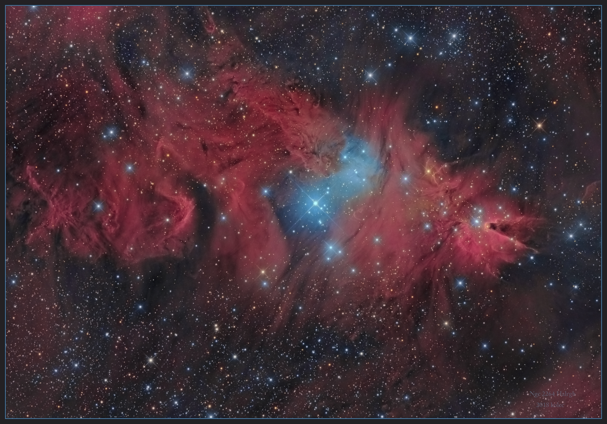 NGC2264 HaLRGB